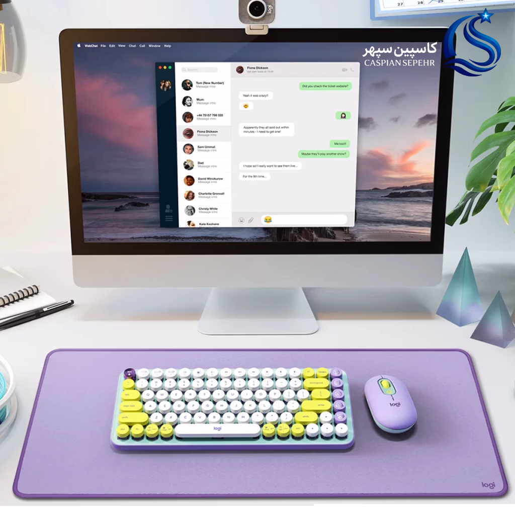 بررسی جامع و خرید کیبورد لاجیتک POP Keys؛ ترکیبی بینظیر از نوستالژی، رنگ و تکنولوژی 4 logitech pop keys 3