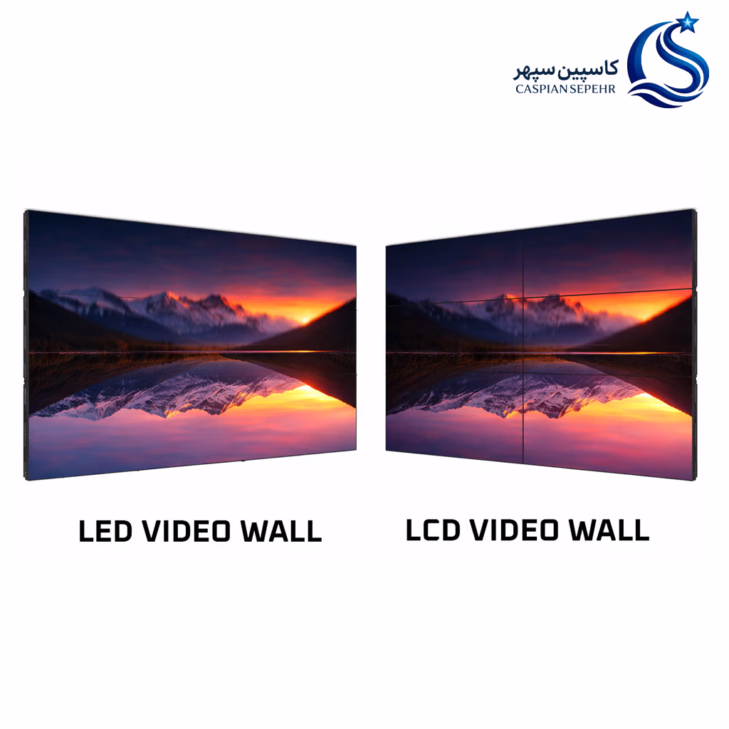 ال ای دی وال چیست؟ انواع، کاربرد و قیمت LED Wall 3 LED video wall vs lcd video wall